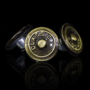 Botão Metal Misto Flexível B214 Ouro Velho