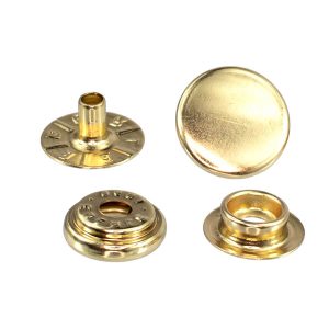 Botão Metal de Pressão BT7130 Ouro