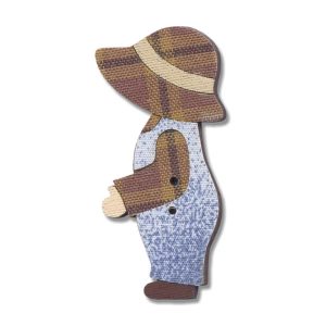 Botton Madeira Patchwork Menino
