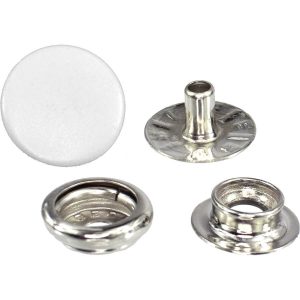 Botão Metal de Pressão BT7150 Branco