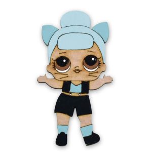 Boneca LOL Nº1 Grande Madeira Patchwork