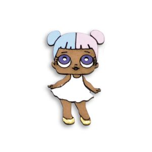Boneca LOL Nº6 Pequena Madeira Patchwork