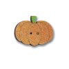Botão Madeira Patchwork Abóbora