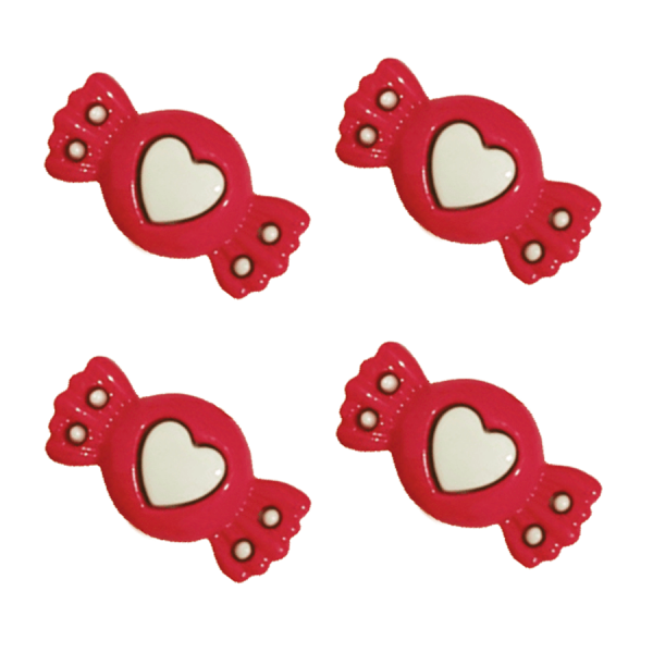 Botão Infantil Bombom 18g pink