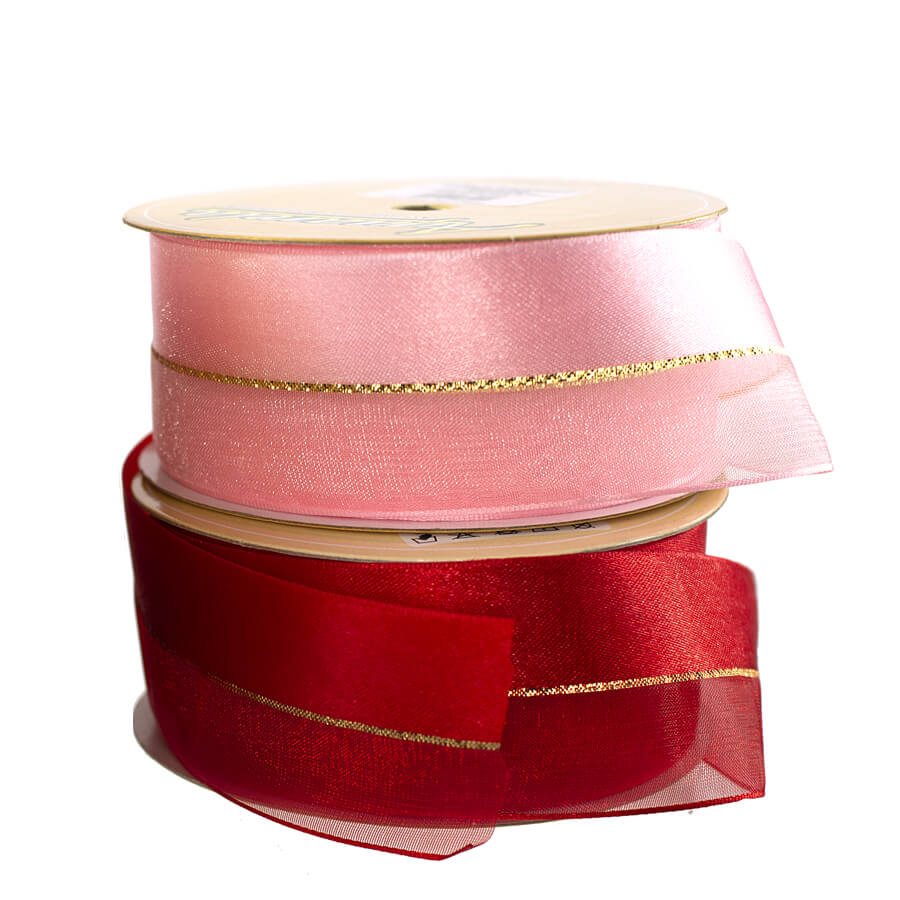 Fita cetim Organza rolos de fita de cetim organza