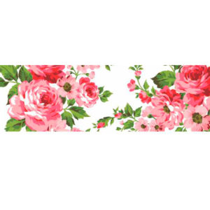 Fita Gorgurão Estampado Flores 3012