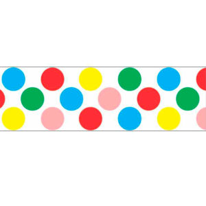 Fita Gorgurão Estampado Bolinhas 3018