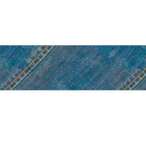 Fita Gorgurão Estampado Jeans 3020