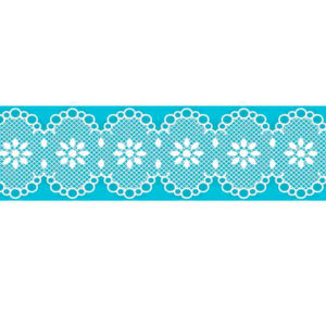 Fita Gorgurão Estampado Renda 3038