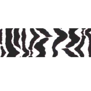 Fita Gorgurão Estampado Zebra 3118