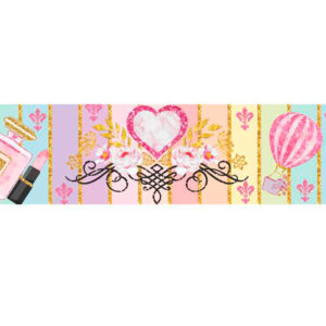 Fita Gorgurão Estampado Beleza 3129