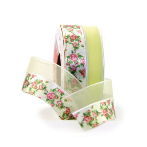 Fita Cetim Voal Floral 5000