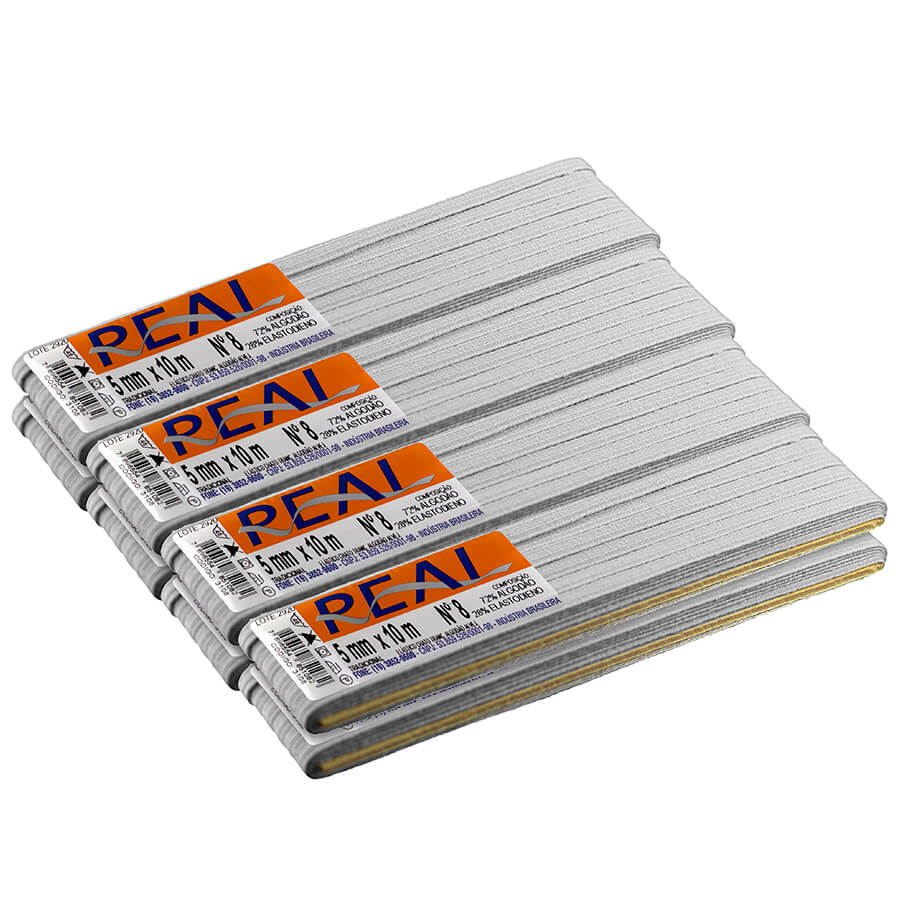 elástico chato trançado 5mm elástico chato trançado 5mm