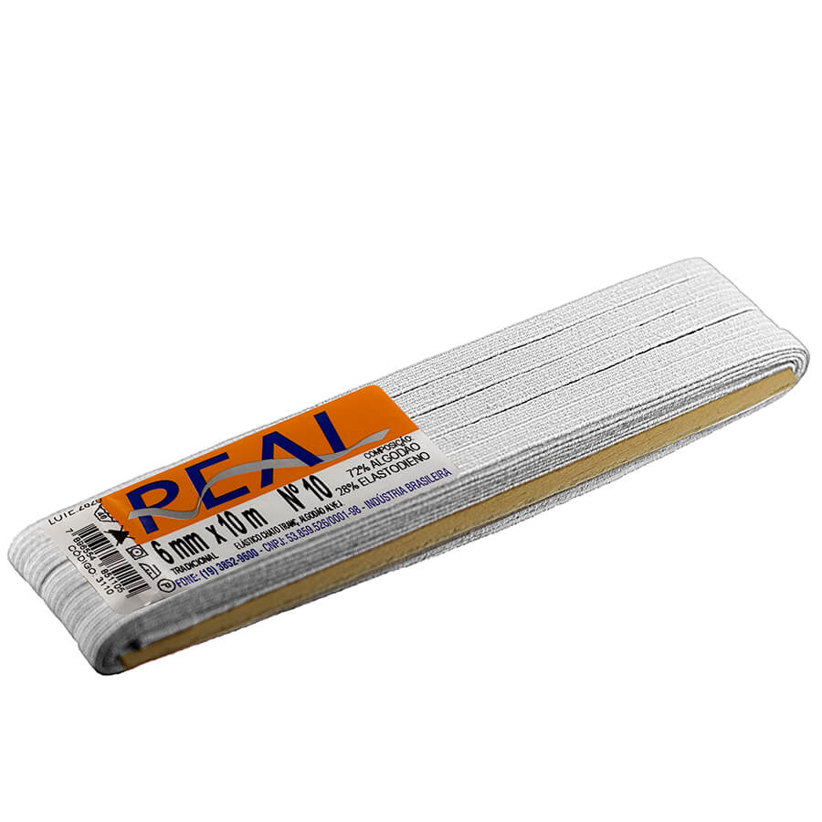 elástico chato trançado 6mm elástico chato trançado 6mm