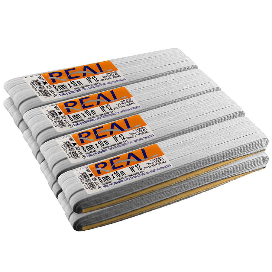 elástico chato trançado 8mm elástico chato trançado 8mm