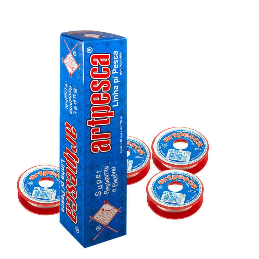 LInha nylon para pesca 0,20mm LInha nylon para pesca 0,20mm