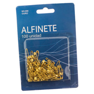 Alfinete de Segurança Dourado nº 000