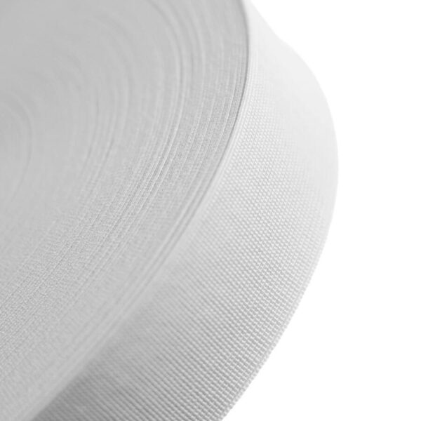 Elástico Chato Real Rubi Reforçado - 30 MM Branco