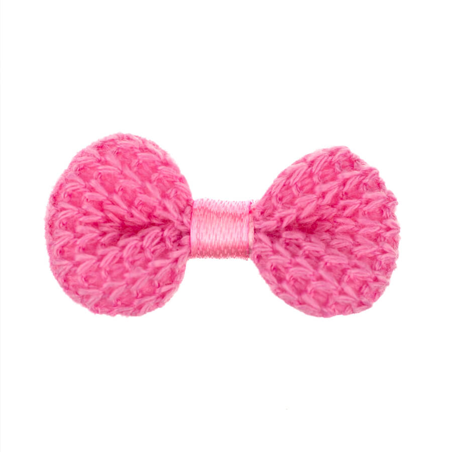 Aplique Mini Laço Crochê Aplique Mini Laço Crochê