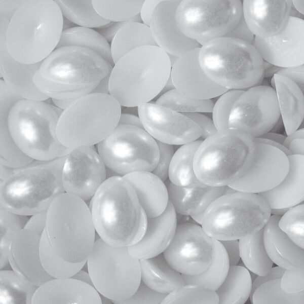 Meia Perola Oval 13x18mm