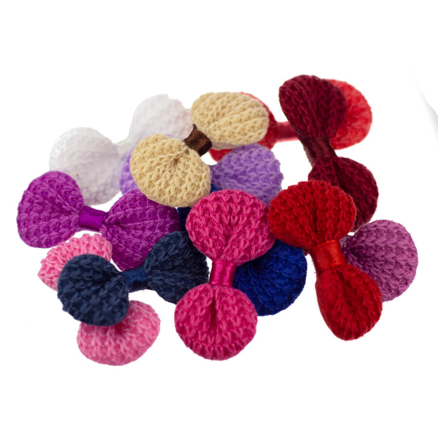 Aplique Mini Laço Crochê Aplique Mini Laço Crochê