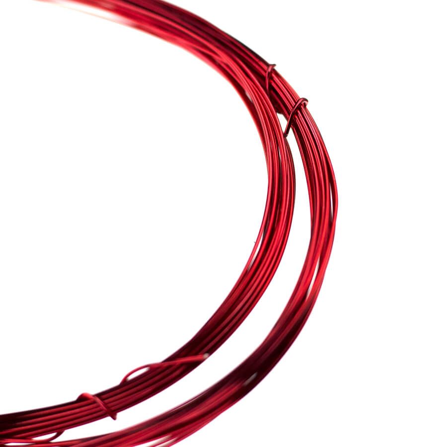 Arame de Alumínio 2pçs para Artesanato Vermelho Arame de Alumínio 2pçs para Artesanato Vermelho