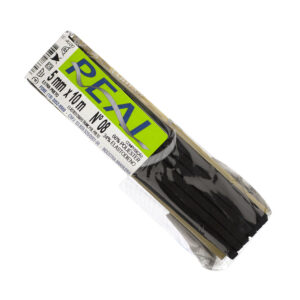 Elástico Chato Real Poliéster Preto n8