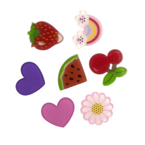 Aplique Resina Frutas Sortidas