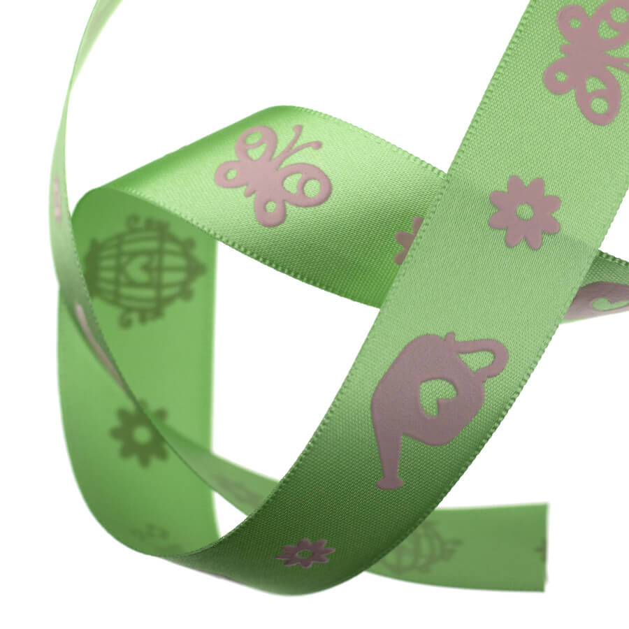 Fita Cetim Estampado ECF 005S 152 Fita Cetim Estampado ECF 005S 152