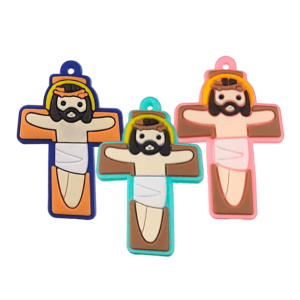 Pingente Cruz Emborrachado