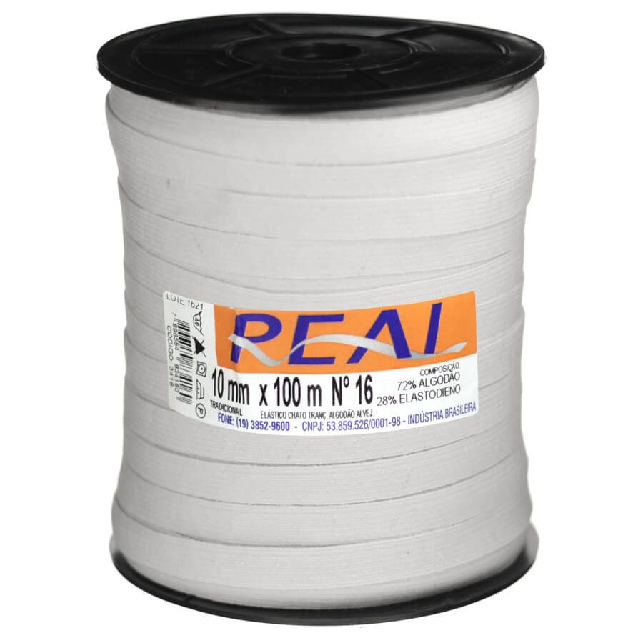 elastico chato algodão 16