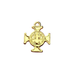 Pingente 26 Zamac Cruz Malta Dourado