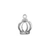 Pingente 59 Zamac Coroa Alta Prata