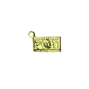 Pingente 66 Zamac 100 Dolares Dourado