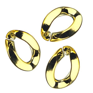 Elo Plástico 30mm Dourado