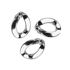 Elo Plástico 23mm Prateado