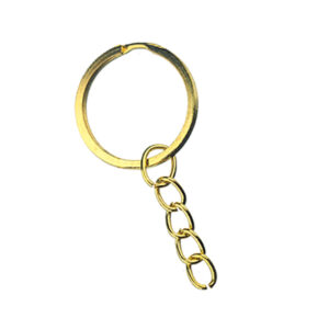 Argola para Chaveiro Italiana 25mm Dourado