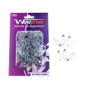Alfinete de Segurança Westpress 32mm Prateado