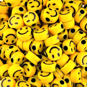 Entremeio Redondo Smile Amarelo Mod.207