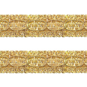 Galão 37 25mm Dourado