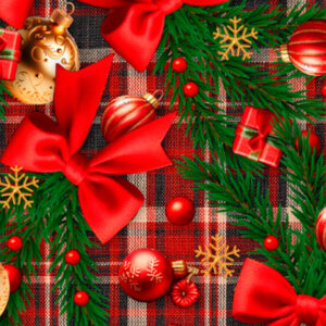 Tecido Tricoline Natal 87308