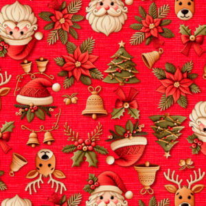 Tecido Tricoline Natal 87316