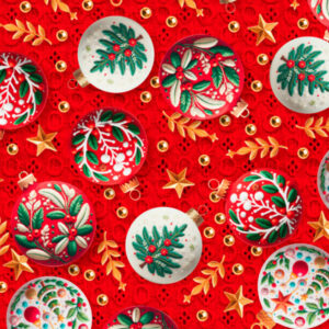 Tecido Tricoline Natal 87296